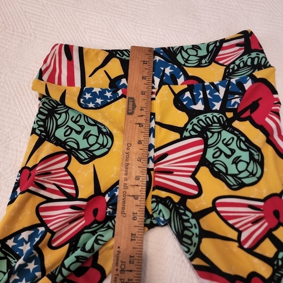 Lularoe statue of liberty, American flag leggings. - Picture 9 of 12